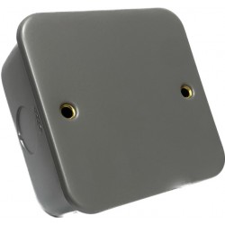 Niglon Metalclad 1 Gang Blank with Surface Box