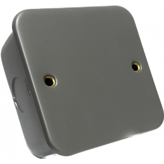 Niglon Metalclad 1 Gang Blank with Surface Box