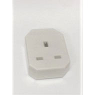 Extension Block 1 Gang White