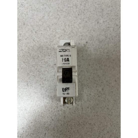 MEM 10A Type B  MCB (USED)