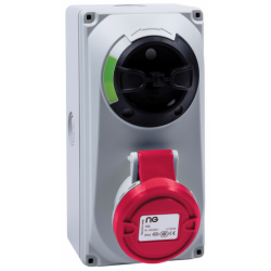 Niglon 16108 Socket 3P+E IP44 16A 415V