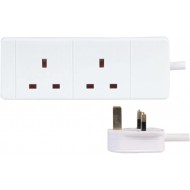3 Metre 2 Gang Extension White