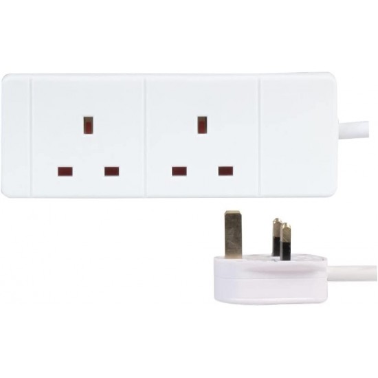 3 Metre 2 Gang Extension White