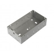 35mm 2 Gang Switch & Socket Box (20mm and 25mm Knockouts)