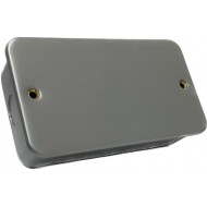 Niglon Metalclad 2 Gang Blank with Surface Box