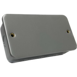 Niglon Metalclad 2 Gang Blank with Surface Box