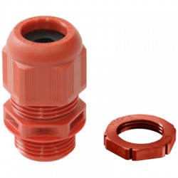 Dome Top Gland 20mm Red