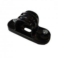 Metal Conduit Spacer Saddle 25mm Blk