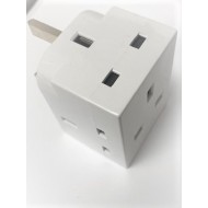 13 Amp Plug Adaptor 3 Way