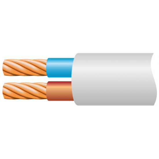3182Y White Flex 2core 1mm
