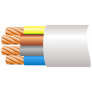 3184B White Flex 4core 1mm LSF