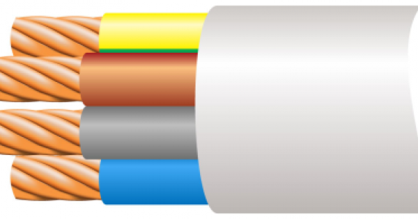 PVC Flex White 4-CORE