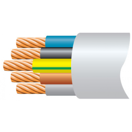 3185Y White Flex 5core 1.0mm
