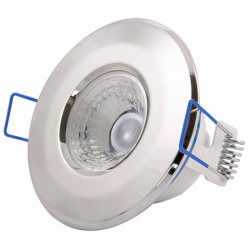 4.8W LED Fixed Dimmable Downlight - IP65 - 4000K - Chrome Ovia OV5400CH5CD