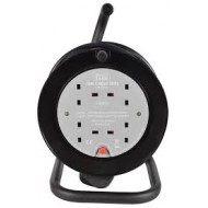 4 Way 15mtr 13a Mini Casette extension reel