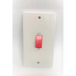Niglon SP45LDP Amp Double Pole Vertical Plate Switch