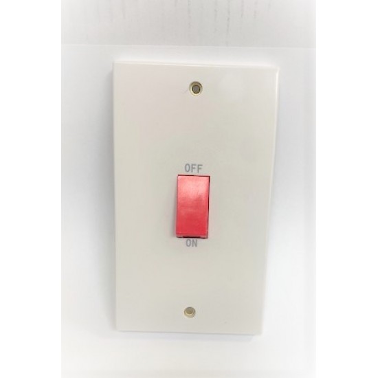 Niglon SP45LDP Amp Double Pole Vertical Plate Switch