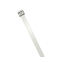 100mmx2.5mm Cable Tie White 100pk
