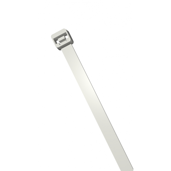 100mmx2.5mm Cable Tie White 100pk