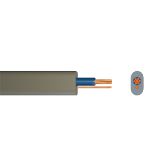 6241Y Single Core Plus Earth 1.5mm Blue/Grey