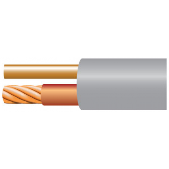6241Y Single Core Plus Earth 1.5mm Brown/Grey