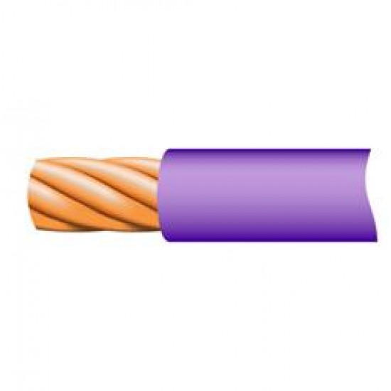 Tri-Rated Cable 0.5mm Violet (Sold in 100 Meter Drums )