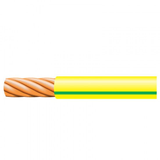 10.0mm² Green Yellow 6491X Single Core Cable 100M Drum