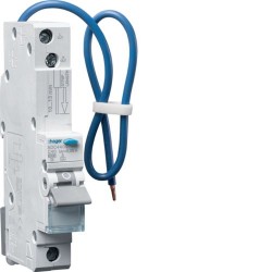 Hager 6A 30mA 10kA RCBO (A) B Curve