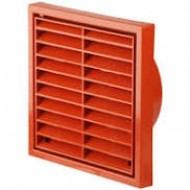 National Ventilation MONV275TC 150mm Fixed Grille with no Flyscreen Terracotta