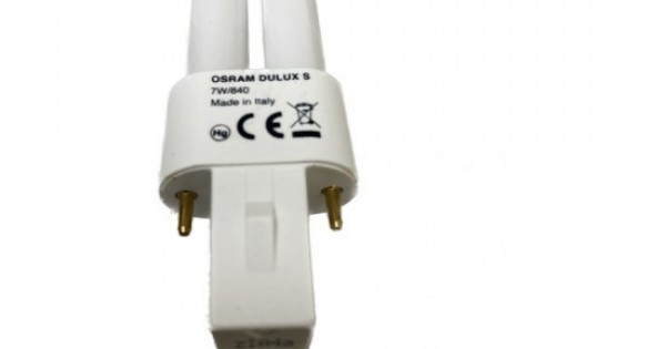 7W 2 Pin PL Bulb 4000K