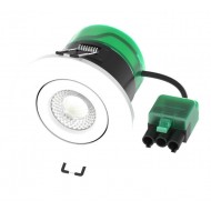 Bell 08190 Firestay 7W Tiltable LED Dimmable Downlight Colour Selectable 3000K 4000K 6000K with Bezels