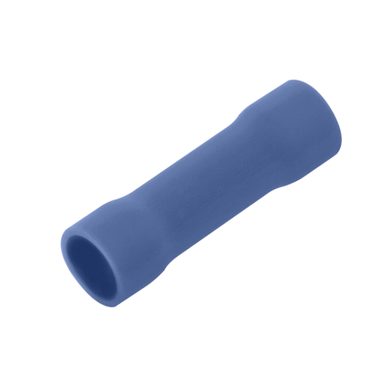 Insulated Through Crimp Blue 100pk