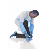 Disposable Overshoes Blue One Size Fits All 50 Pack