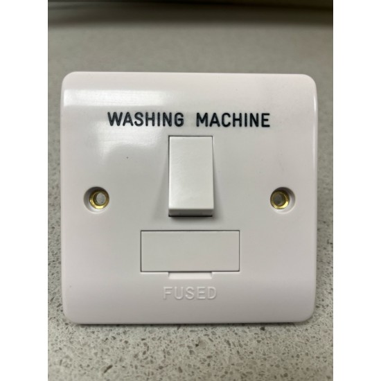 Scolmore Click Mode CMA651 / Washing Machine Connection Unit Switched 13Amp Engraved Washing Machine