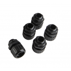 CPGN20B Univolt Univolt 20mm Black IP68 Glands/Lock nuts - 5 Pack