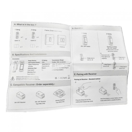 Forum CUL-42499 1 Gang Kinetic Grid switch Frame White for Slim Grid (Frame Only)