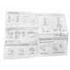 Forum CUL-42499 1 Gang Kinetic Grid switch Frame White for Slim Grid (Frame Only)