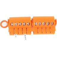 Cable Marker Cassette 0-9 Black On White