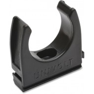 Plastic Conduit Clip 25mm Black