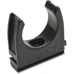 Plastic Conduit Clip 25mm Black
