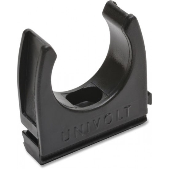 Plastic Conduit Clip 25mm Black