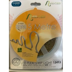 Crompton 12493 LED Flexi tape Strip Kit 20W 5m Warm White