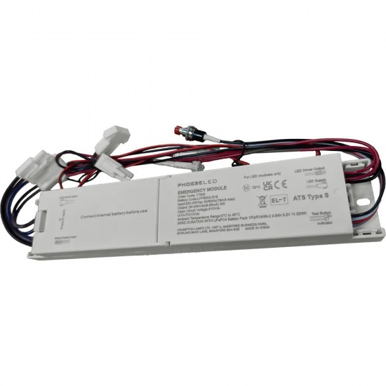 Crompton 16934 Plug & Play Emergency Driver for Oracle Plus Lykos Plus Manual Test