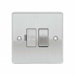 Niglon D-FS13DP-BCM 13 Amp Switched Fused Spur Brushed Chrome