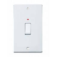 Niglon 45 Amp Vertical Switch Polished Chrome Neon