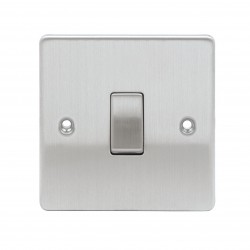 Niglon 1 Gang 2 Way Switch Brushed Chrome