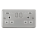 Deco Plus Polished Chrome - White Inserts - Scolmore Click