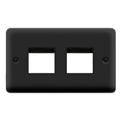 DPMB404BK Deco Plus 1G MG 2+2 PLATE MB