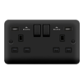 Deco Plus Matt Black - Scolmore Click