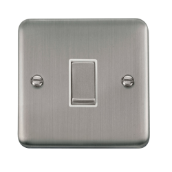 DPSS411WH Deco Plus 10AX Ingot 1 Gang 2 Way Plate